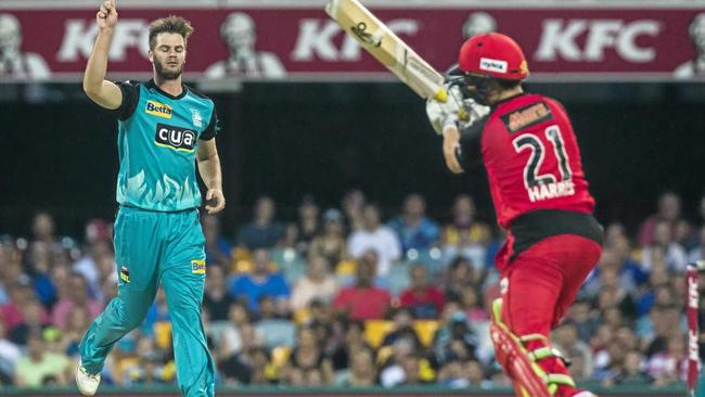 Mark Steketee was the second top wicket taker in last season's BBL. Picture: DAVID KAPERNICK