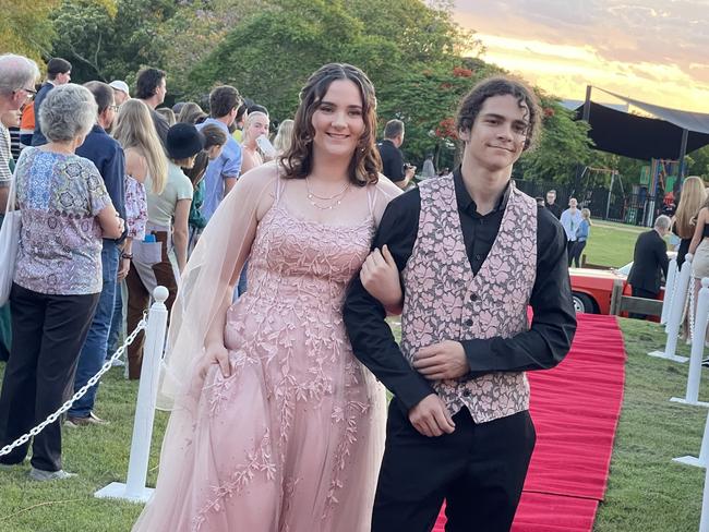 Aldridge State High School students celebrate their formal.