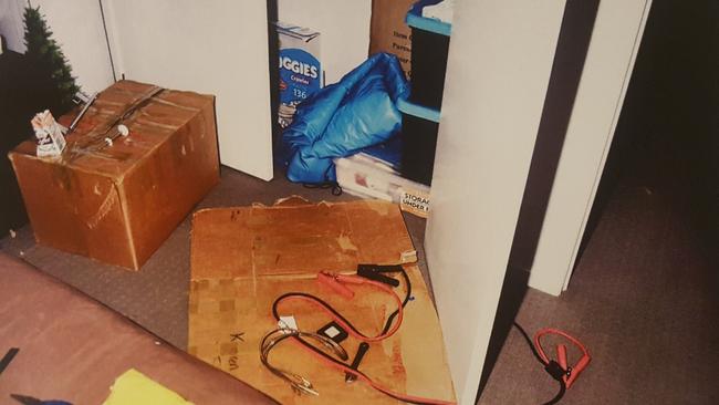 The girl was left deeply traumatised by her ordeal in this closet. Picture: SA Police