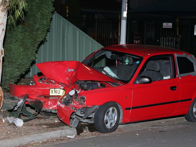 A mother and her young child survived after the woman crashed her car in Astral Drive, Doonside in April. Picture: Bill Hearne