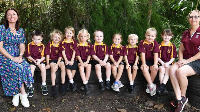 Monkland State School, Prep One. Picture: Patrick Woods.