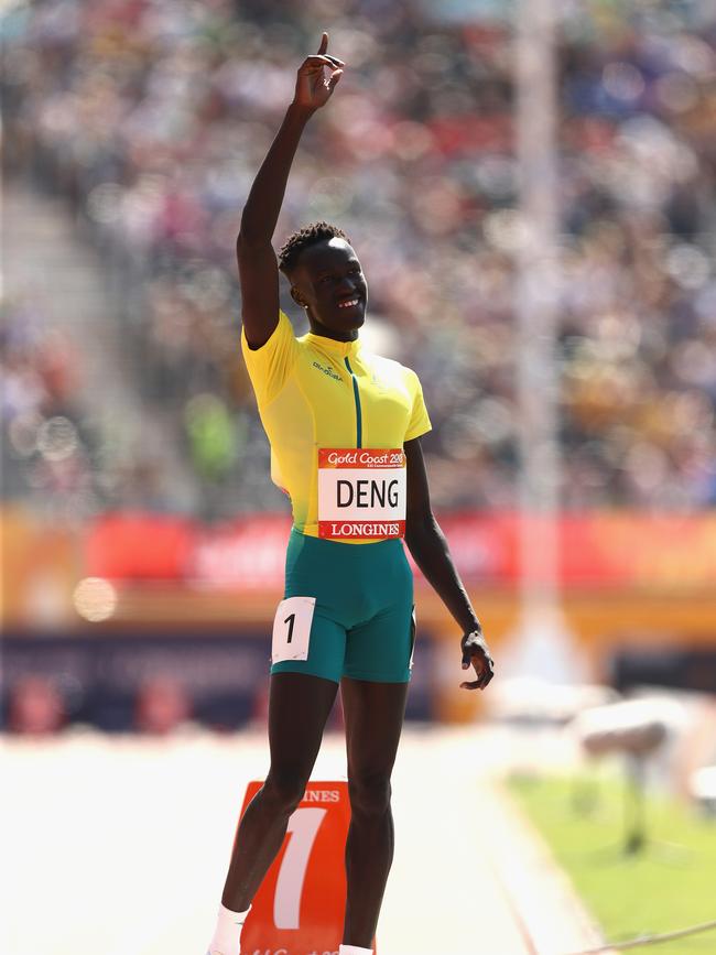 Deng arrived in Australia as a six-year-old having fled war-torn Sudan. Picture: Getty