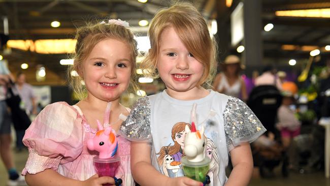 Rainey Worsfold (left) and Grace Ruddy. Heritage Bank Toowoomba Royal Show.