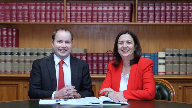 Member for Stretton Duncan Pegg with Queensland Premier Annastacia Palaszczuk MP.