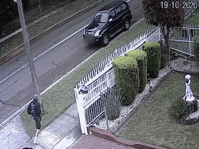 The CCTV footage identifies a vehicle of interest in the investigation into the fatal shooting.