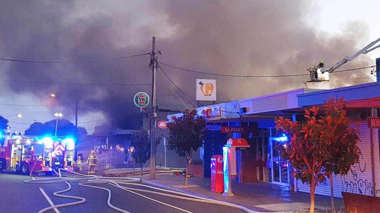 A fire tore through Vallis IGA in Hamlyn Heights on March 4, 2019.