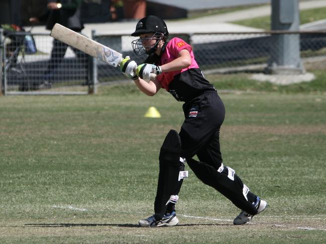 Amelia Crouch played a crucial innings for the Panthers. Picture: Kim Butler