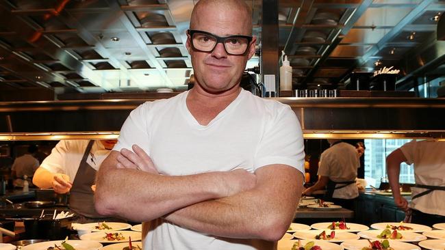 Celebrity chef Heston Blumenthal has been spotted in Melbourne.