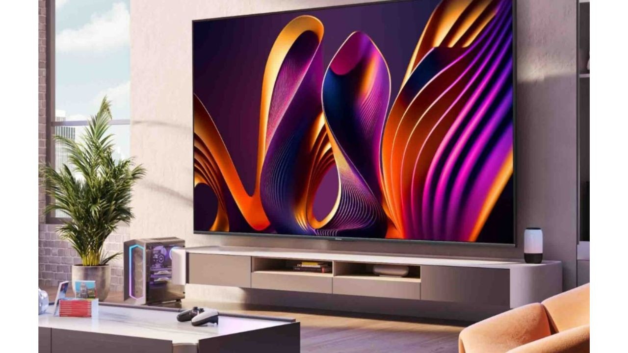 Save an incredible $876 on the Hisense 100" QLED Smart TV 24 at The Good Guys this EOFY. Picture: Hisense