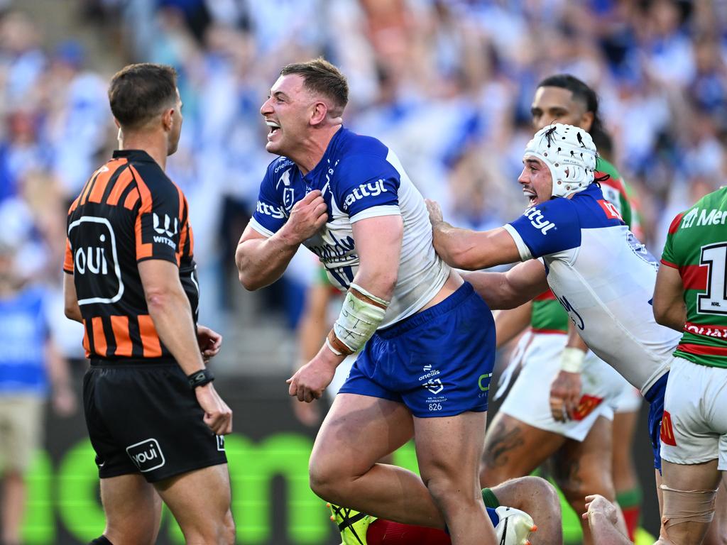 Front rower Max King is on just $500k a season at the Bulldogs, less than half of Payne Haas’ salary. Picture: NRL Imagery