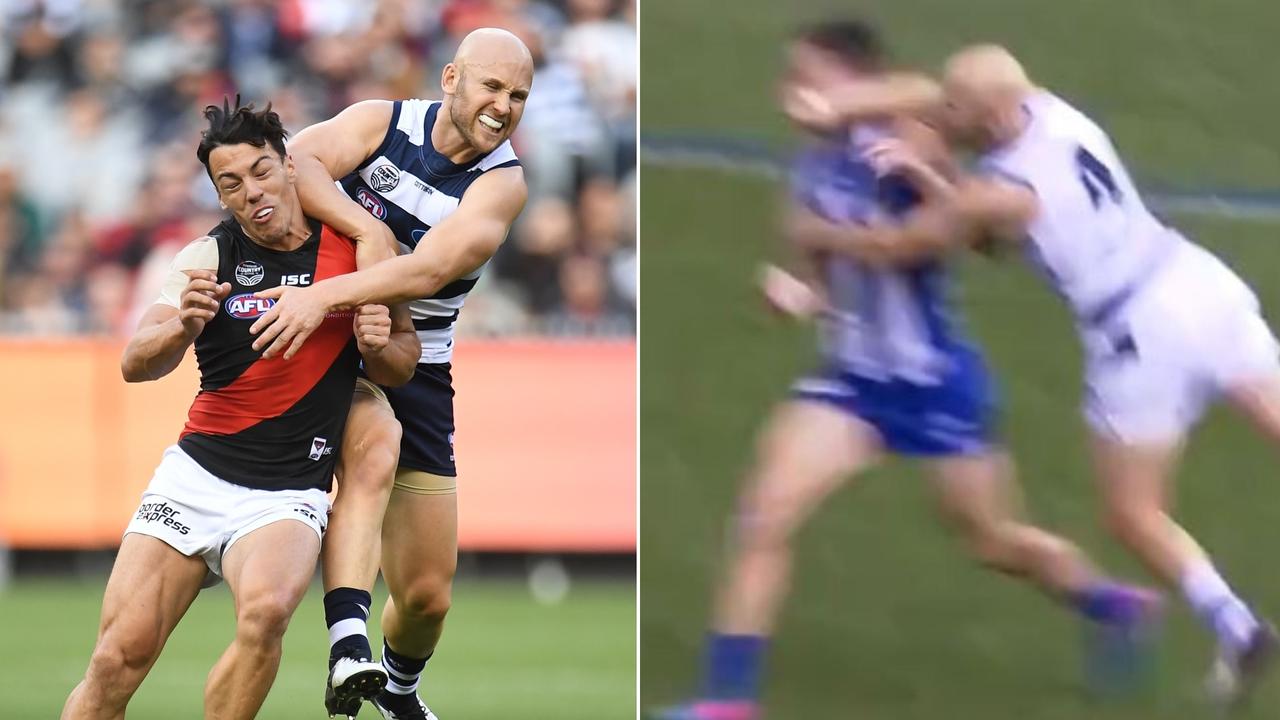 Gary Ablett has been scrutinised for hits on Dylan Shiel and Sam Wright.
