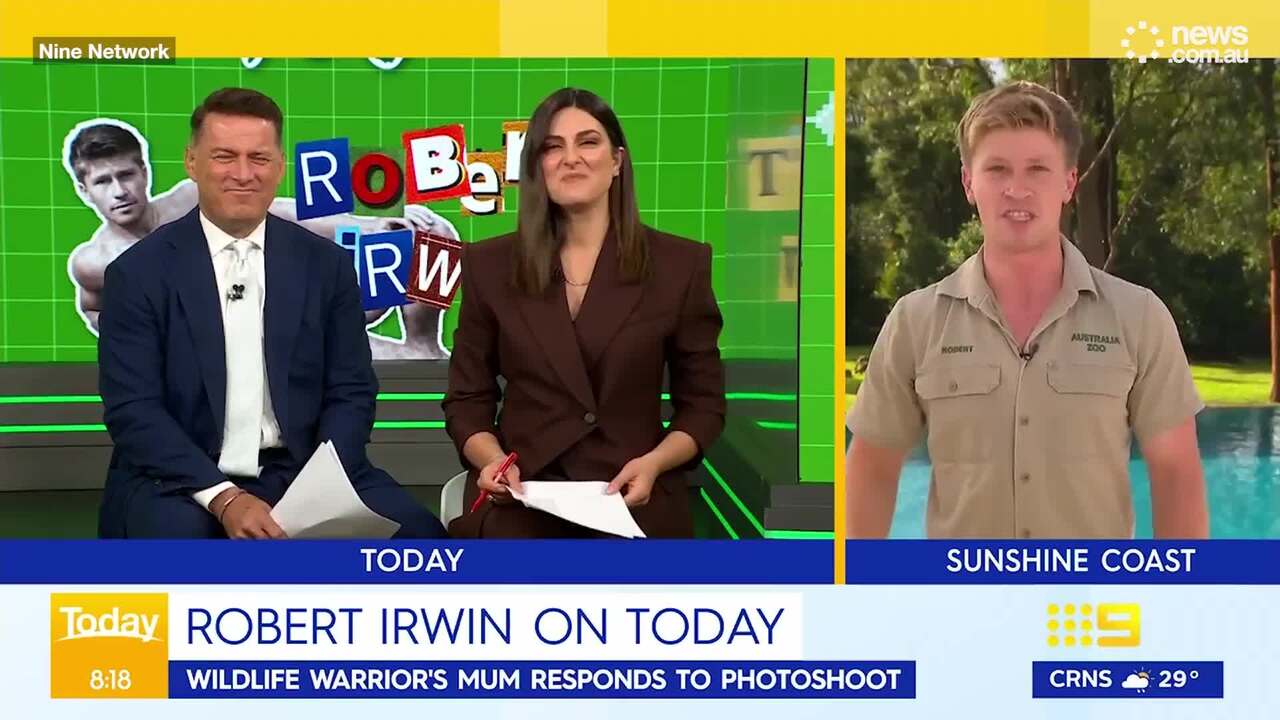 Rob Irwin breaks silence over rumours his family were unhappy with his racy photoshoot