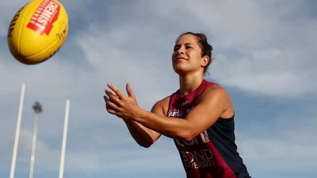 Ally Anderson at Brisbane training.