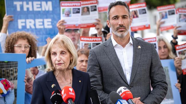 Executive Council of Australian Jewry President Jillian Segal (left) and Co-CEO Alex Ryvchin (right). Mr Ryvchin called the comments “horrifying”. Picture: Julian Andrews