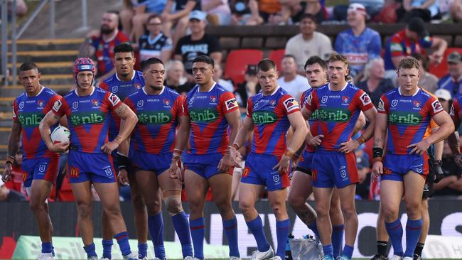 The Knights sit 15th on the ladder heading into Magic Round. Picture: Getty Images