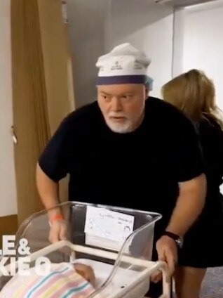 Kyle Sandilands with Otto. Picture: Kyle and Jackie O Instagram