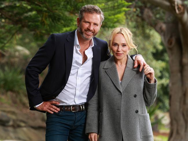 AACTA award nominees Bernard Curry and Susie Porter. Picture: Justin Lloyd.