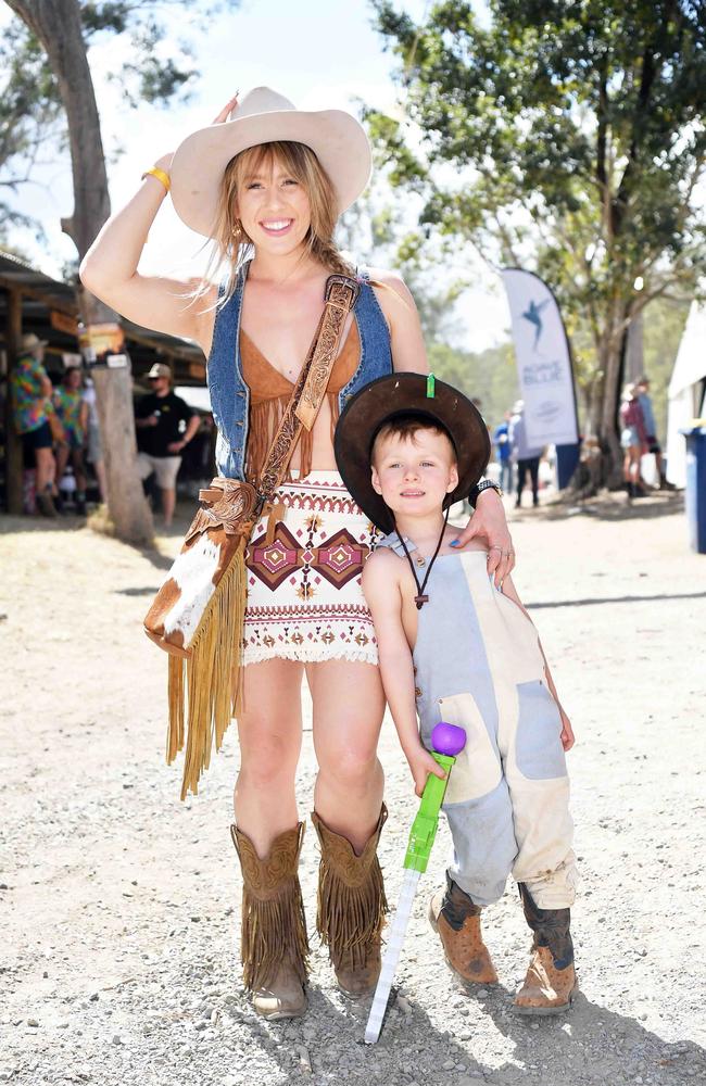 Sherradan Thomas and Ollie at Gympie Music Muster. Picture: Patrick Woods.