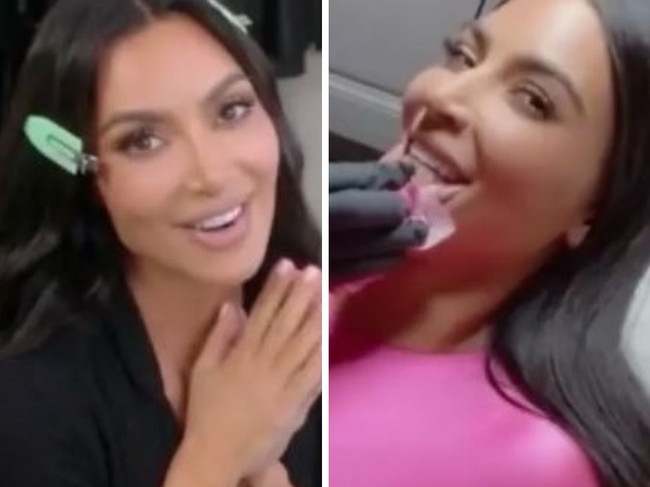 Kim Kardashian reveals secret tattoo in intimate area