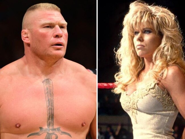 Brock Lesnar and Terri Runnels.