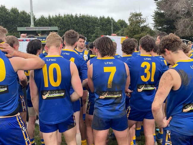 Learmonth FNC is rallying around its number 10. Picture: Learmonth FNC Facebook