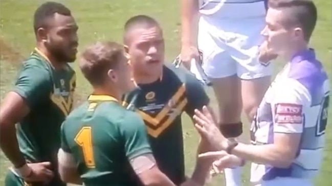 Reece Walsh referee blow-up with Junior Kangaroos