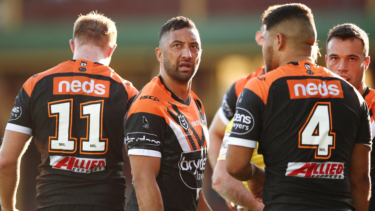 Benji Marshall will try to end a horror run for the Tigers in final round clashes when they take on the Sharks.