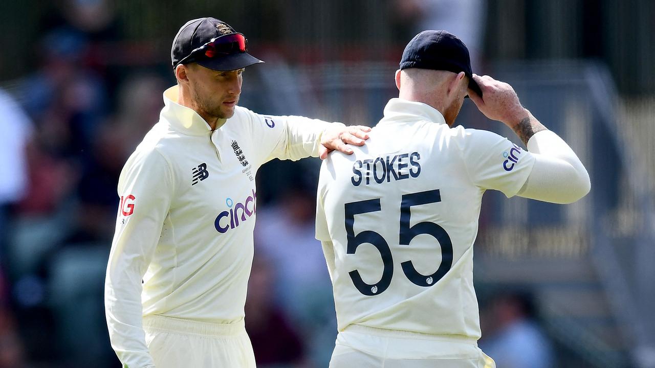 England are down, but not out. Picture: AFP