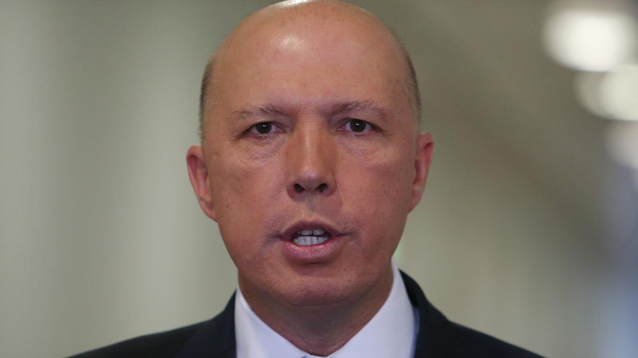 Peter Dutton. Picture: Kym Smith