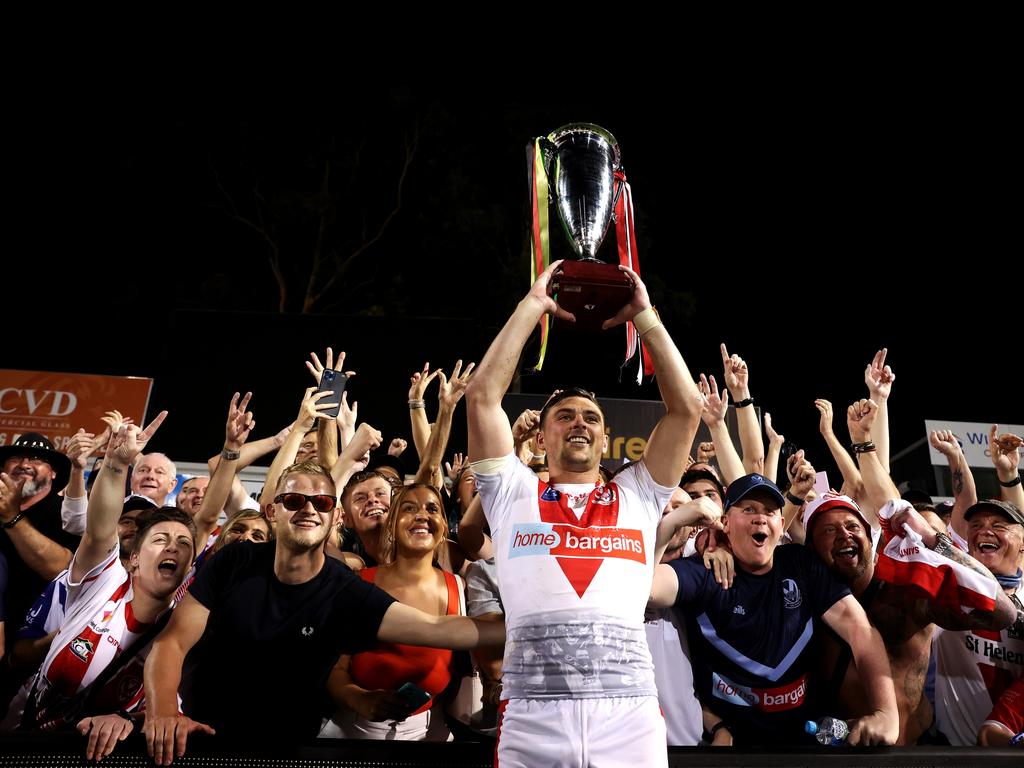 Lewis Dodd was impressive for St Helens in their win over Penrith in the World Club Challenge. Picture: Getty Images