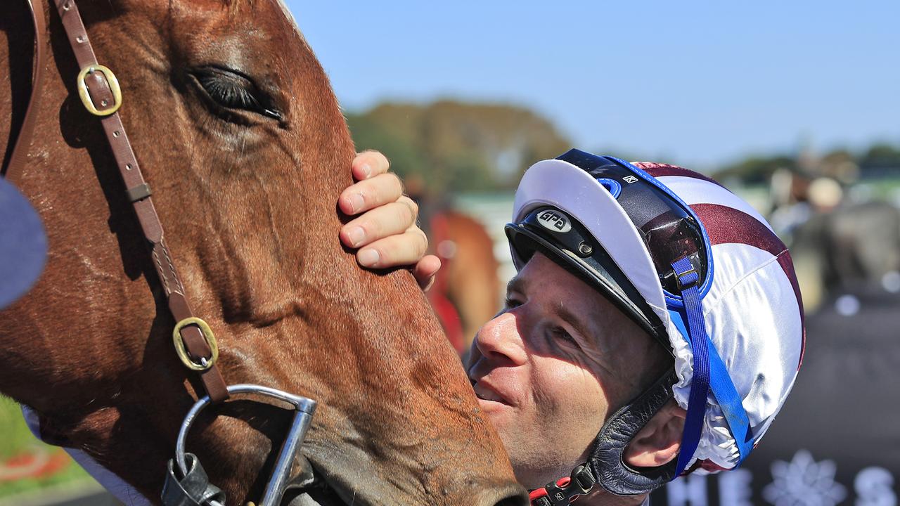 Tommy Berry and Art Cadeau after winning last year’s Country Championships Final. Picture: Mark Evans-Getty Images