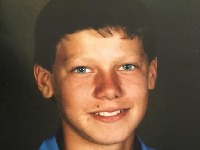 James Cousins, of Victor Harbor, took his own life in 1997, aged 21. He was allegedly a victim of convicted child sex offender Vivian DeBoo. Picture supplied by family