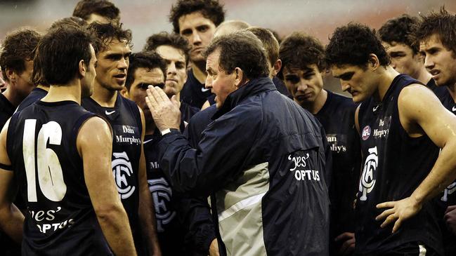 Pagan coaching Carlton in 2005. Picture: AAP