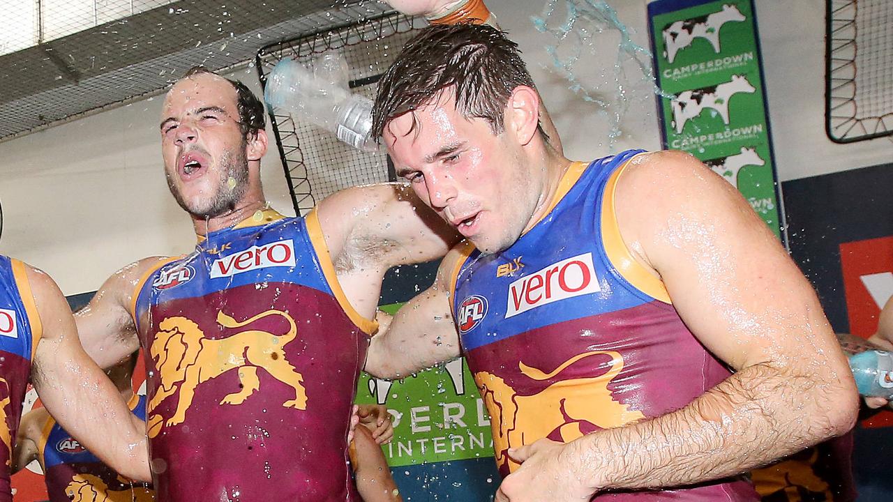 Could delisted Lions Josh Walker and Ryan Bastinac end up at another AFL club? Picture: Jono Searle