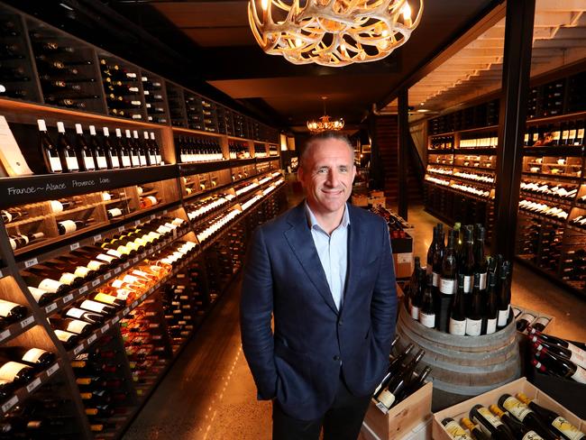 06/09/2019 Woolworths liquor boss Steve Donohue at the Dan Murphys cellar store in Prahran.Picture : David Geraghty , The Australian.