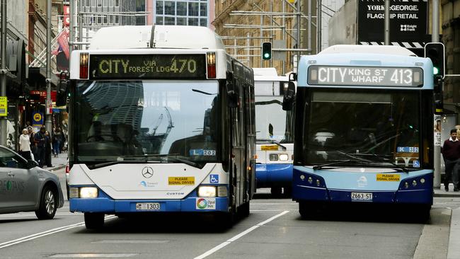 The strike announcement came after the state government announced­ on Monday it would sell off the entire inner-west fleet. Picture: John Appleyard