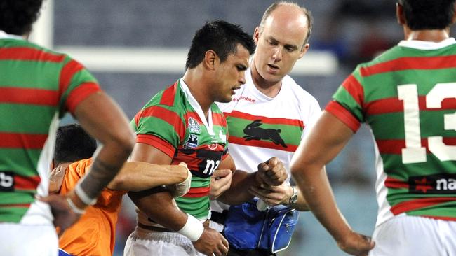 Craig Wing wore the scars after switching from the Roosters to Souths.