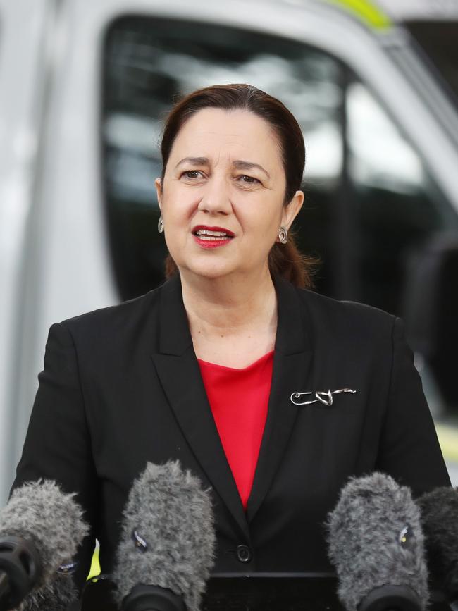 QLD Premier Annastacia Palaszczuk. Picture: Annette Dew