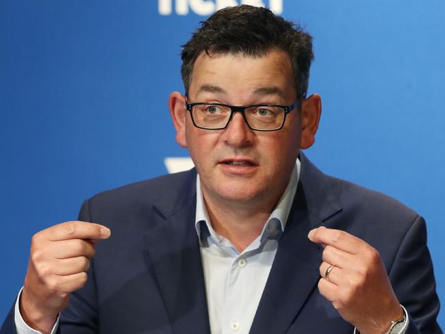 MELBOURNE, AUSTRALIA - NewsWire Photos, JANUARY 13, 2021. The Victorian Premier, Daniel Andrews (pictured) and COVID Commander Jeroen Weimar  provide a COVID update. Picture: NCA NewsWire / David Crosling