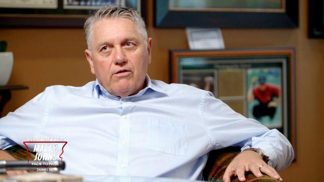 2GB radio host Ray Hadley delivered an angry rant about the violence against women problem. Picture: Supplied