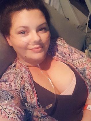 Sex worker Jessi doesn’t know how she’ll pay her bills. Picture: Twitter @JuniperJessi