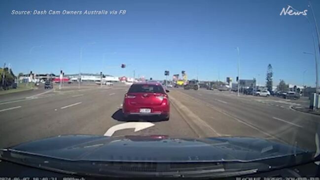 Dash cam footage shows police car crash