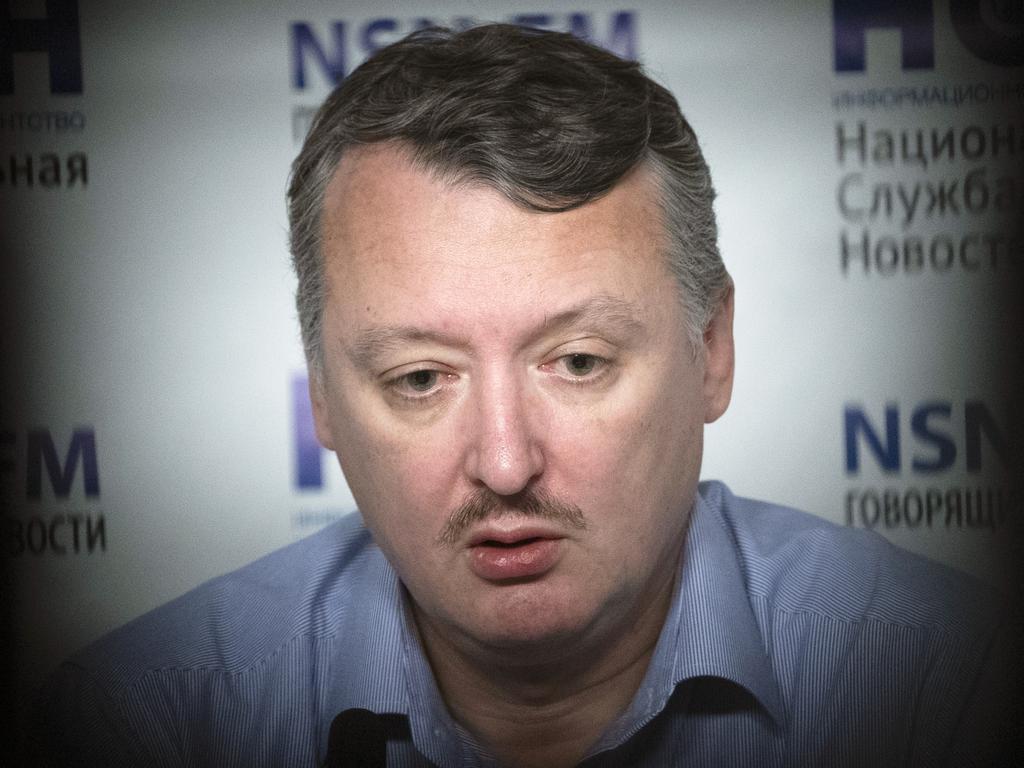 Igor Girkin, also known as Strelkov (or ‘Shooter’), was military chief for Russia-backed separatists in eastern Ukraine. Picture: AP Photo/Pavel Golovkin, File