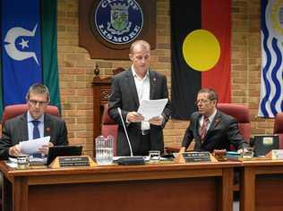 Lismore mayor Isaac Smith at the Goonellabah council chambers. Picture: Claudia Jambor