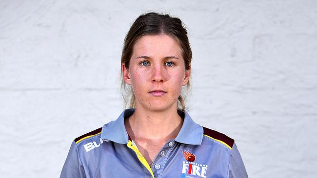 Brisbane Heat bowler Jemma Barsby. Picture: AAP image, John Gass