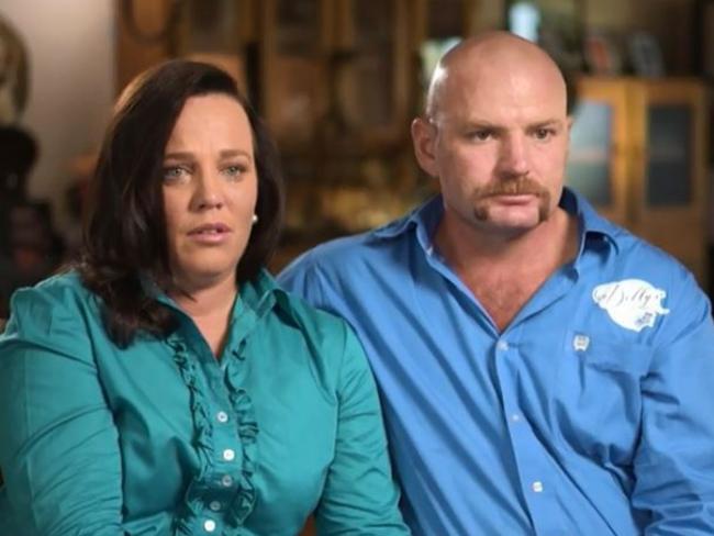 Dolly’s parents Kate &amp; Tick Everett made an impassioned plea to Australia last night. Picture: Channel 9 / ACA