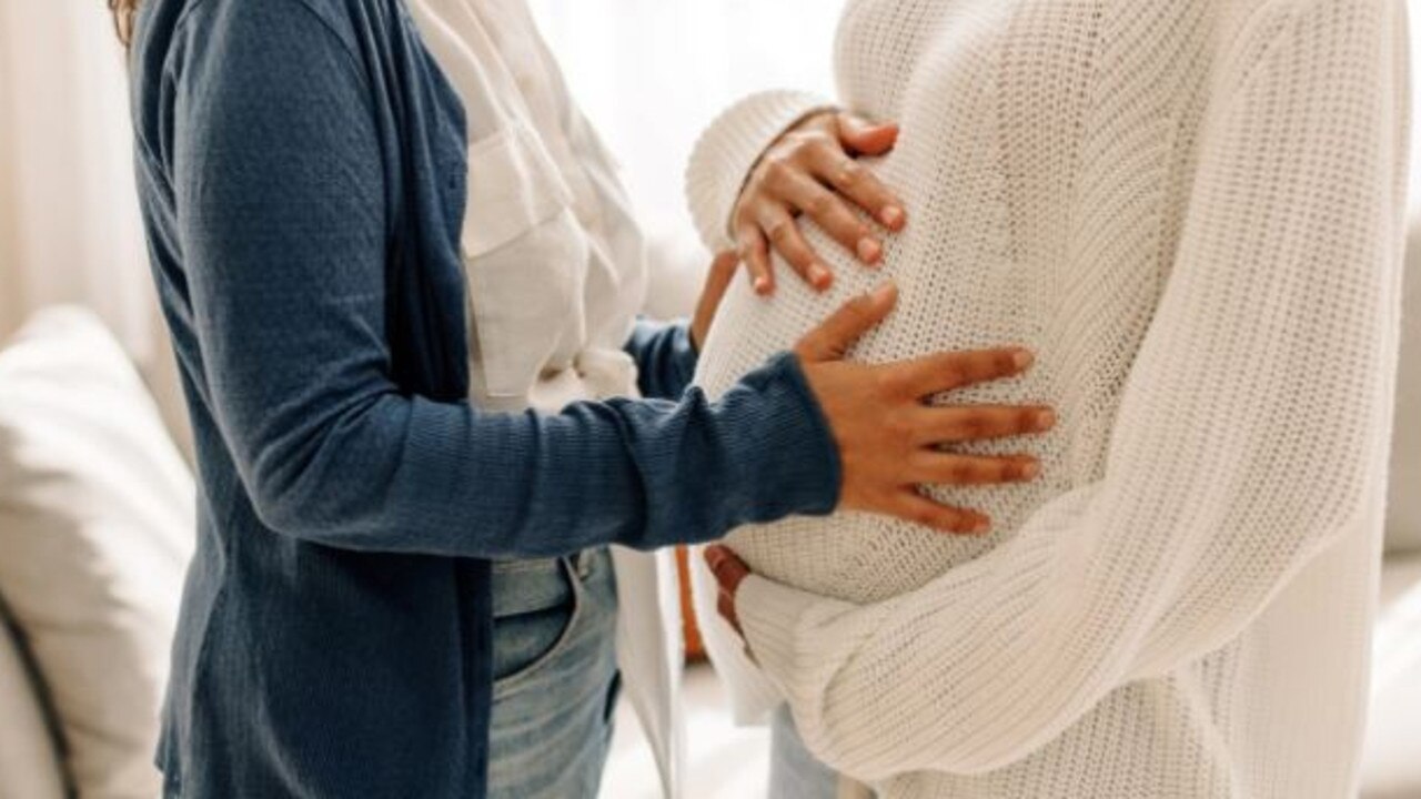 The mum-to-be and her husband, Hunter, were suffering from fertility problems so they decided to get a surrogate. The surrogate is a friend of a friend. Picture: iStock