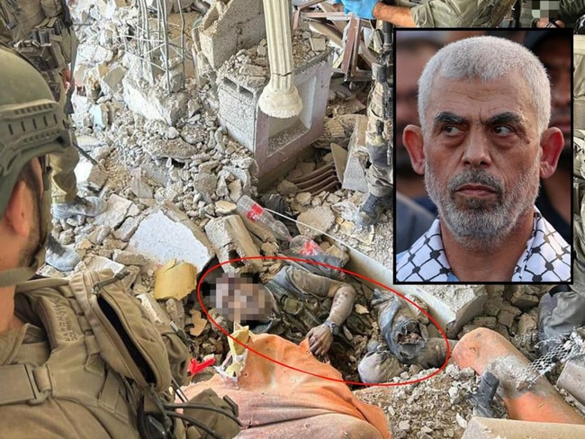 Hamas leader Yahya Sinwar was caught above ground by the IDF.