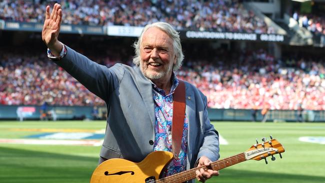 Mike Brady on the MCG on AFL Grand Final Day. Picture Lachie Millard