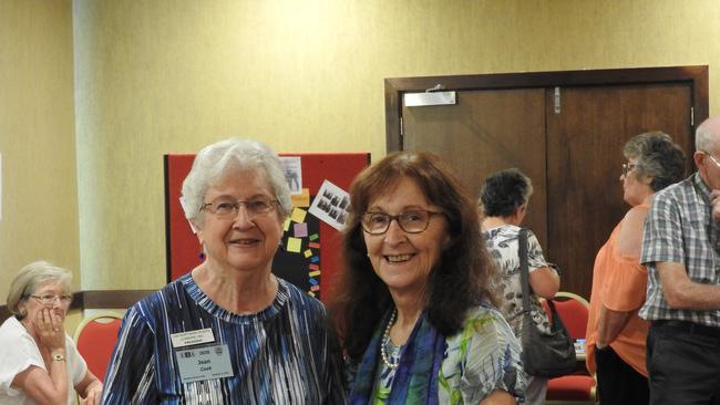 OPEN DAY: U3A Northern Rivers President Jean Cook and State Member for Lismore Janelle Saffin catch up at the organisation's Open Day at the Lismore Workers Club.